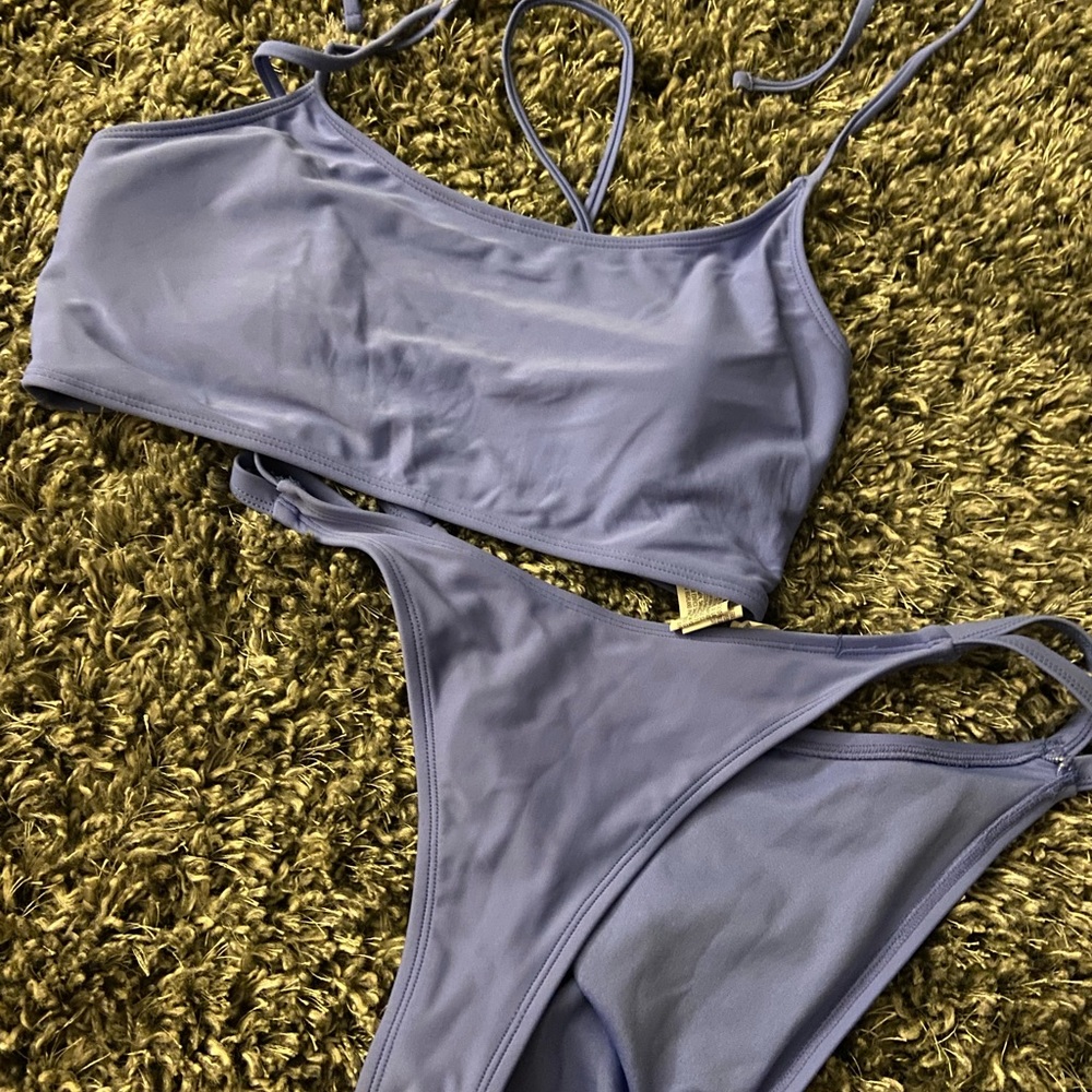 Blue bikini